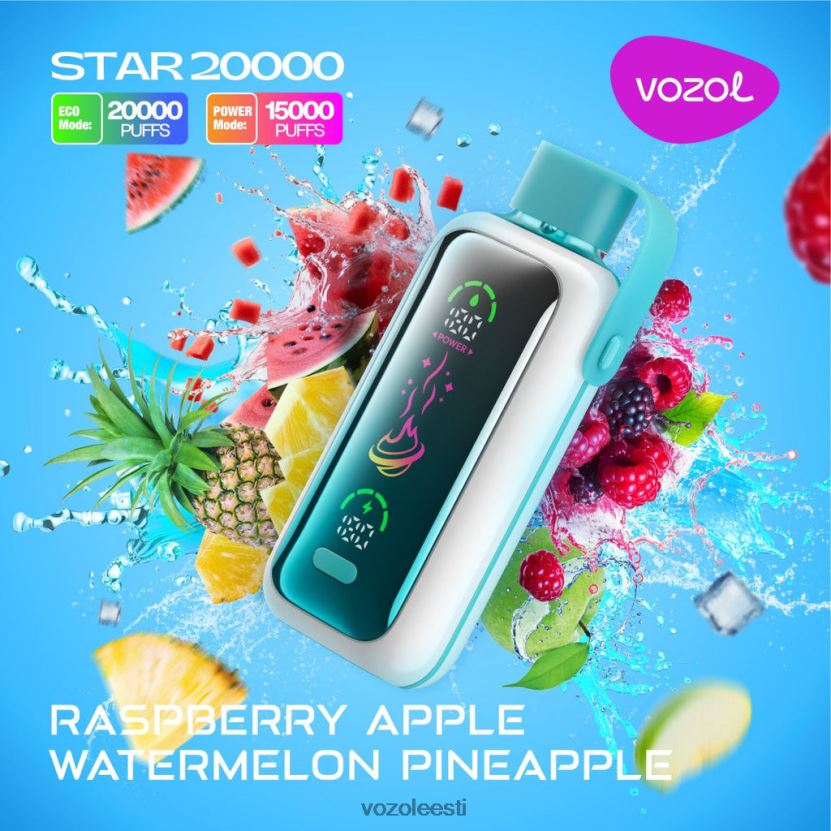 VOZOL Vape Sale - vaarikas õun arbuus ananass VOZOL STAR 20 000 FTL80018