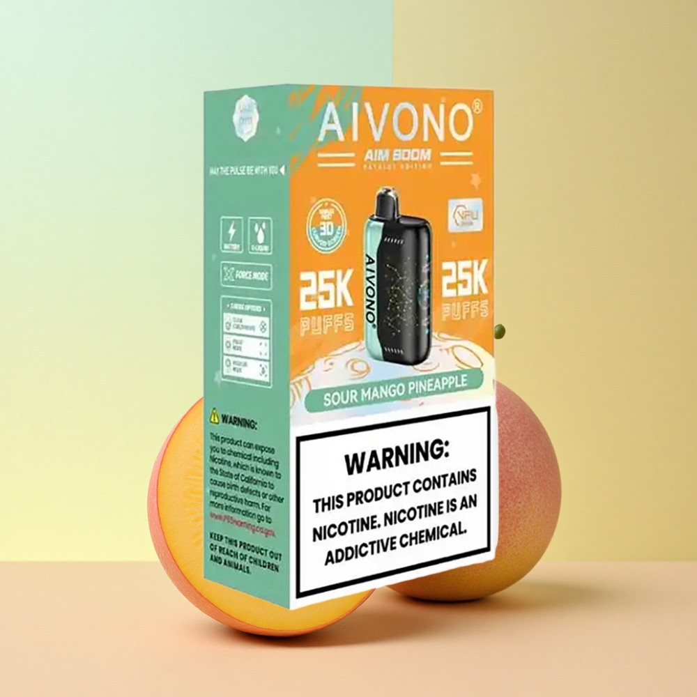 Aivono Aim Boom 25000 Hapu Mango-Ananass 650mAh 28ml