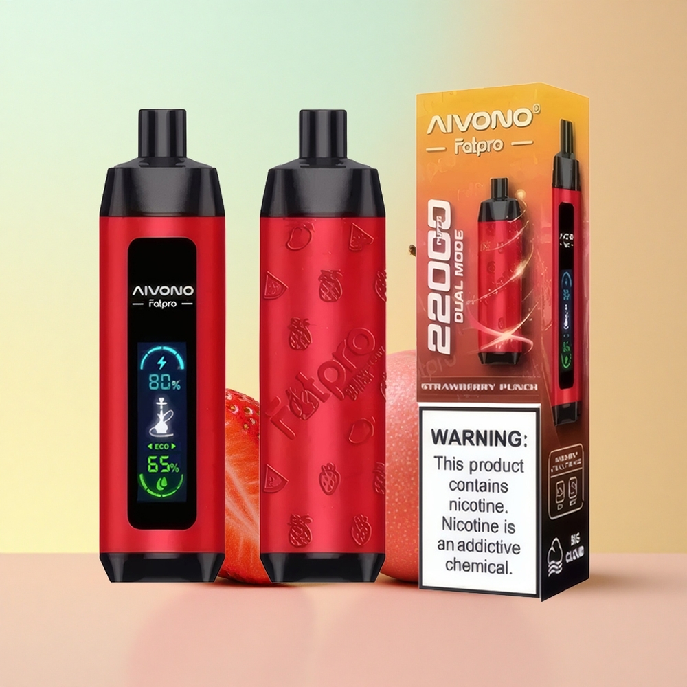 Aivono Aim Fatpro 22000 Maasika-mahl 5% nikotiini 600mAh