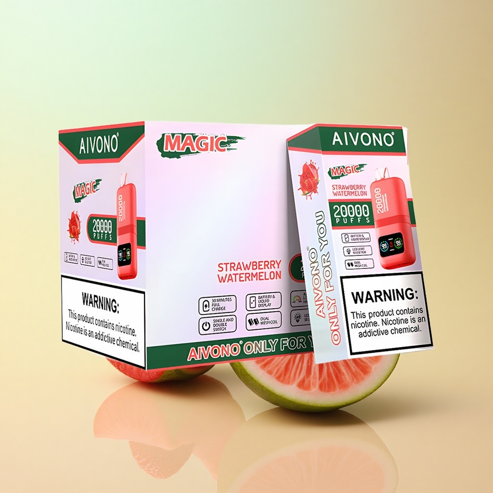 Aivono Aim Magic 20000 Maasika-Arbuus Nikotiiniga 5% 600mAh