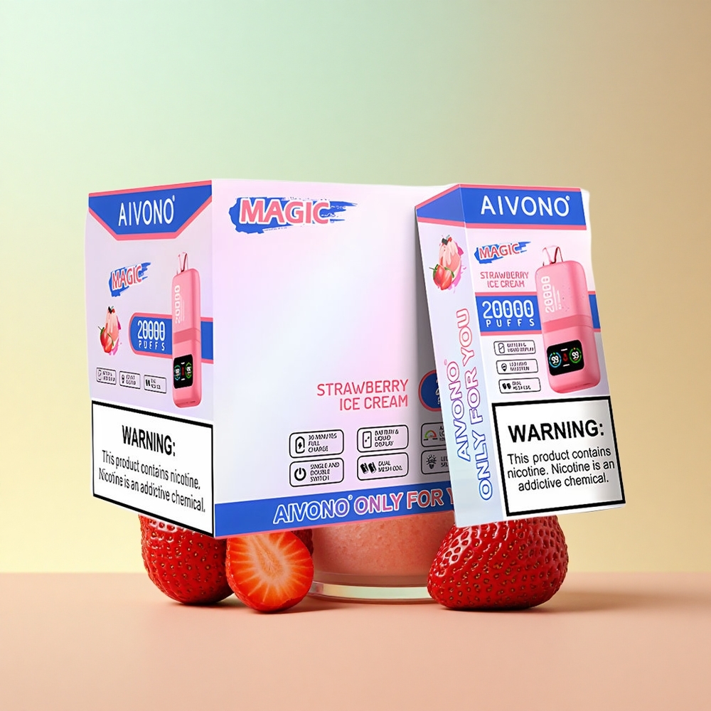 Aivono Aim Magic 20000 Maasikajäätis 5% nikotiini 600mAh