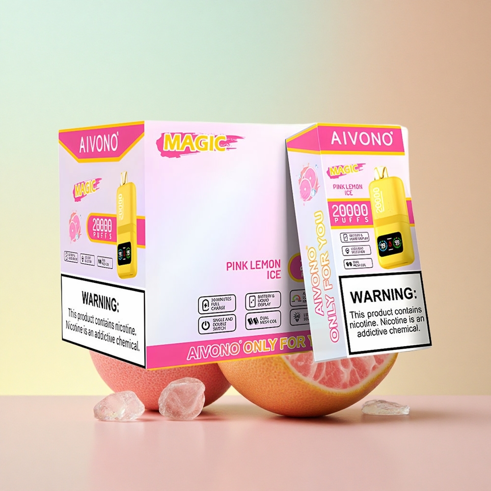 Aivono Aim Magic 20000 Roosa Sidrunijää Tüüp-C Laaditav 600mAh