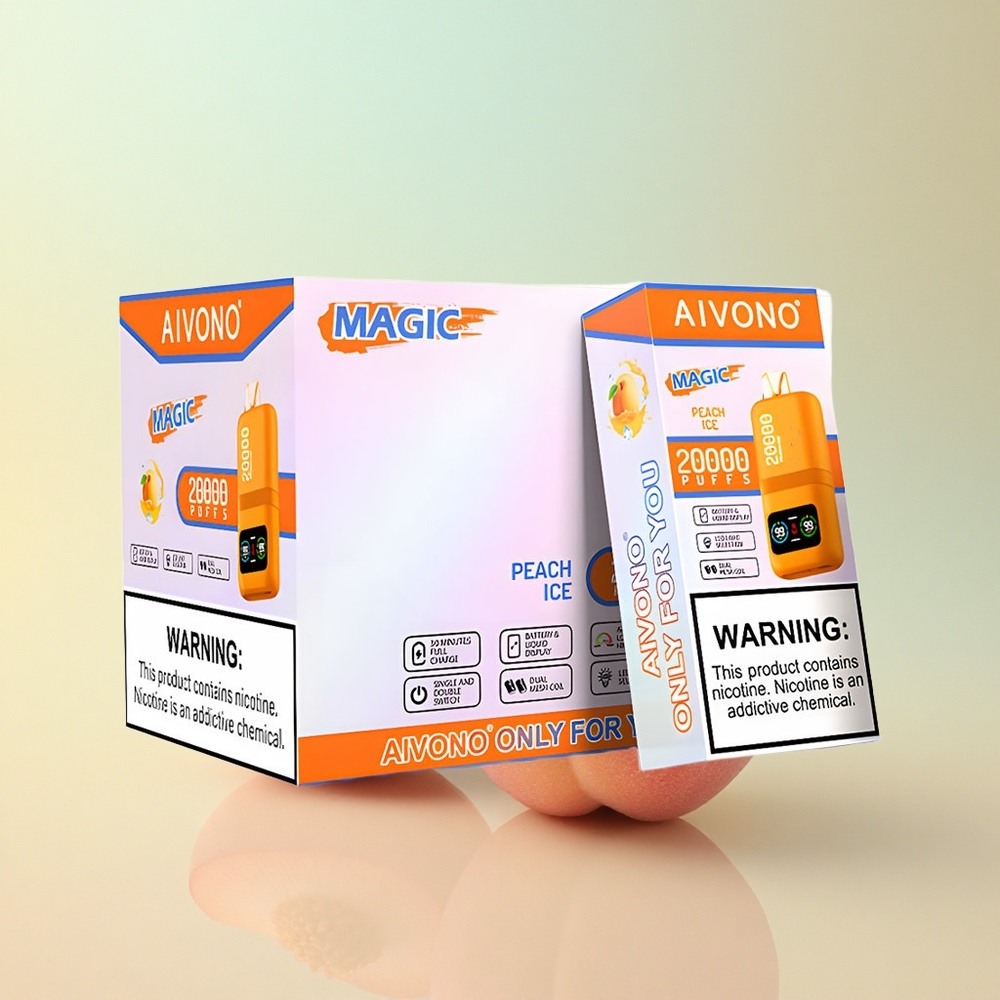 Aivono Aim Magic 20000 Virsiku Jää 600mAh 26ml Nikotiinivaba