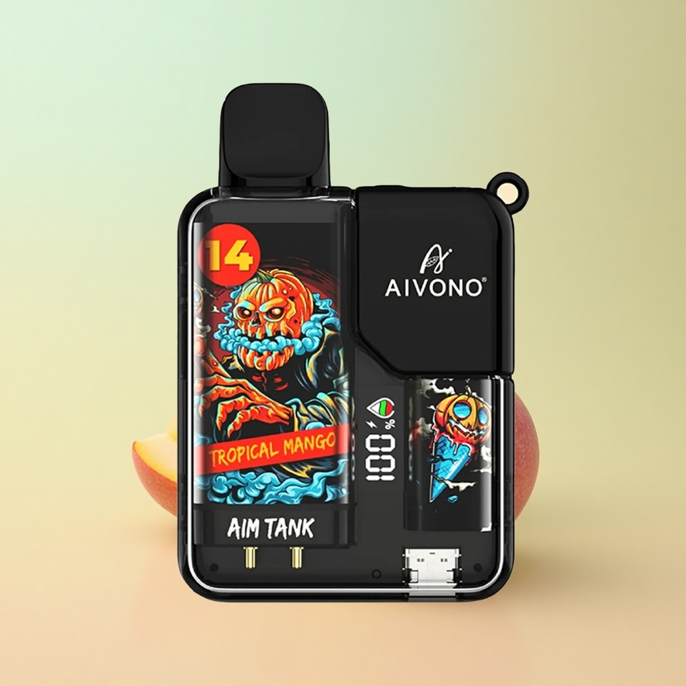 Aivono Aim Tank 9500 Tropiline Mango 650mAh 5% nikotiini