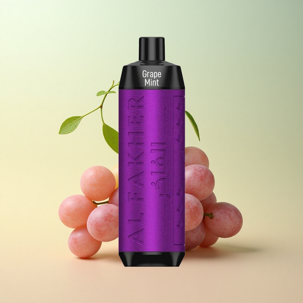 Al Fakher Crown Bar 8000 Crystal Viinamädi-Mündi 600mAh 18ml nikotiin